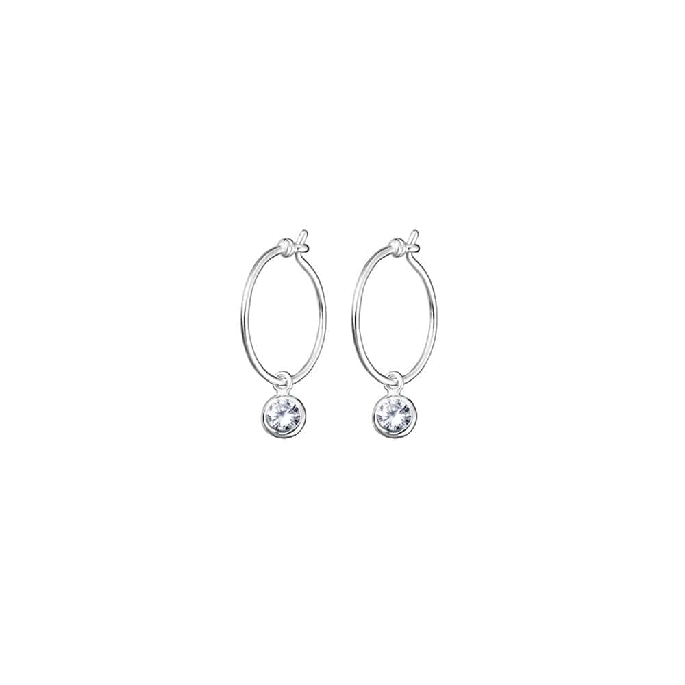 Zubic Zirconia Claw Set Stud Earrings